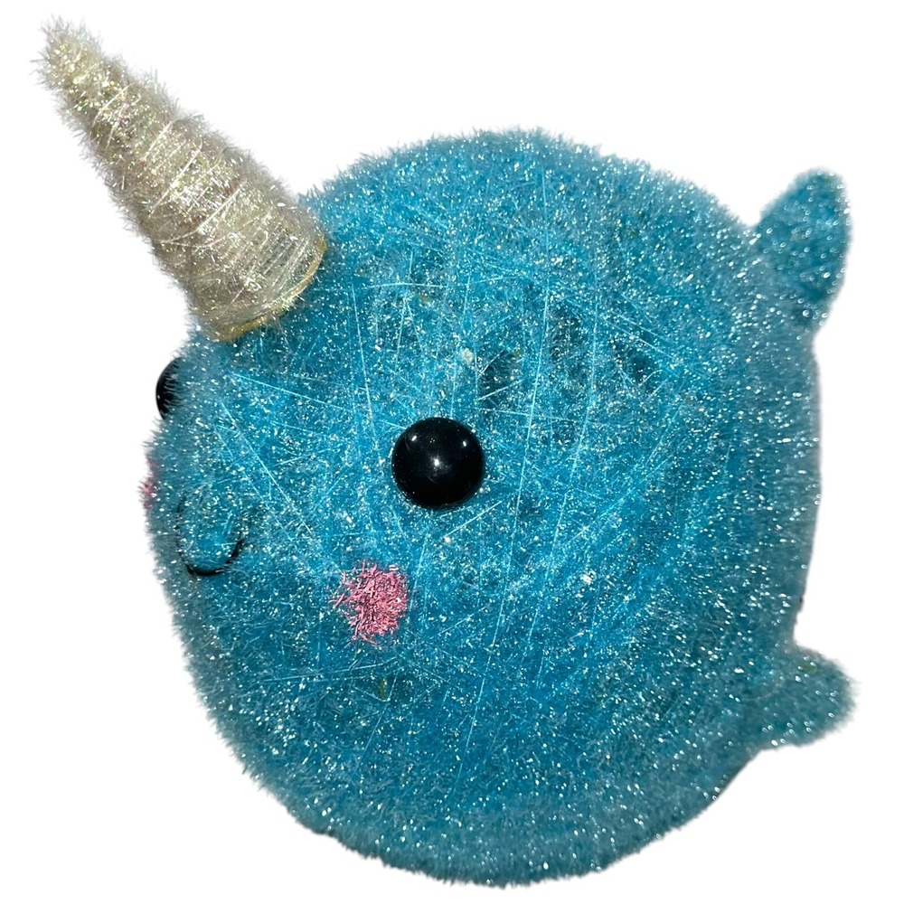 Wondershop at TARGET 16" Tall Lit Tinsel NARWHAL Whale Christmas Yard Decoration